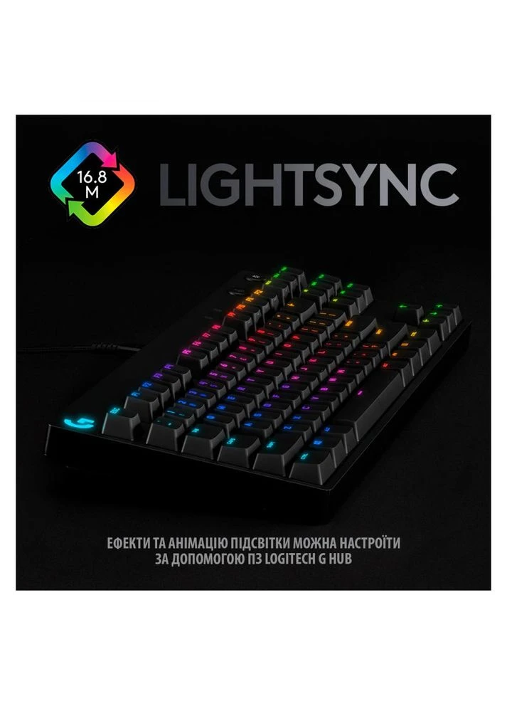 Клавиатура G PRO Mechanical Gaming USB (920-009392) Logitech (351361514)