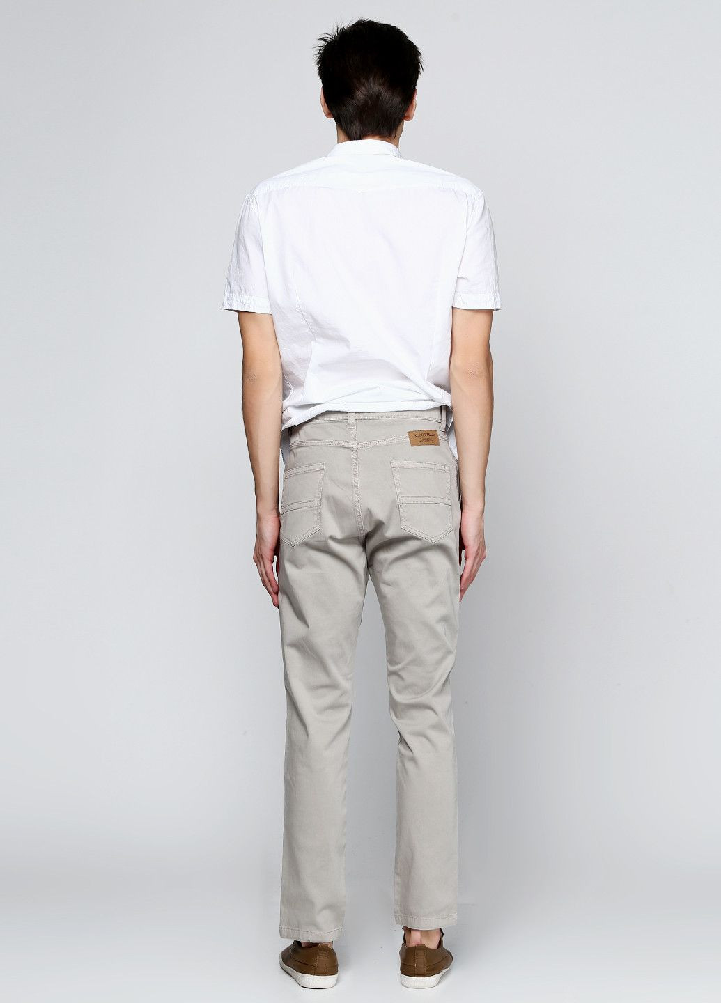 Светло-серые повседневный демисезонные брюки Alcott