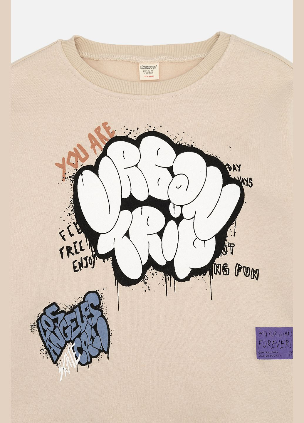 Divonette свитшот для мальчика цвет молочный cb-00260861 молочный футер