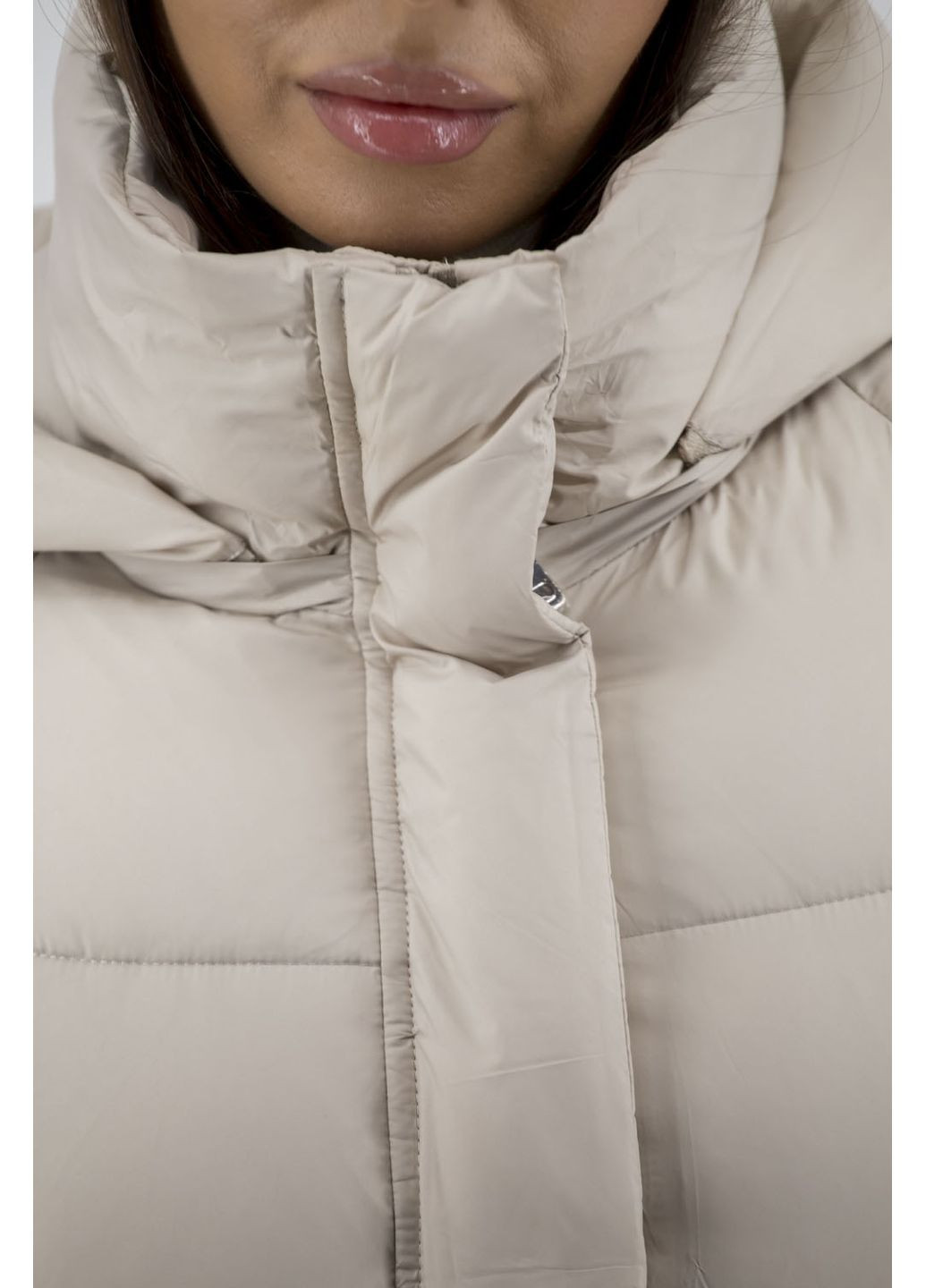 Молочний зимній Пуховик No Brand