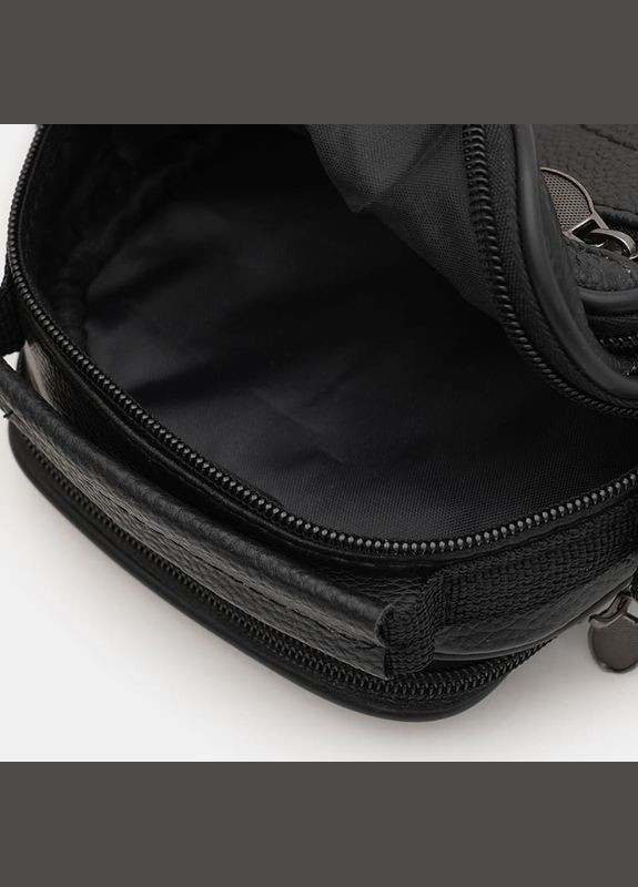 Чоловіча шкіряна сумка K16681-1bl-black Borsa Leather (338188889)