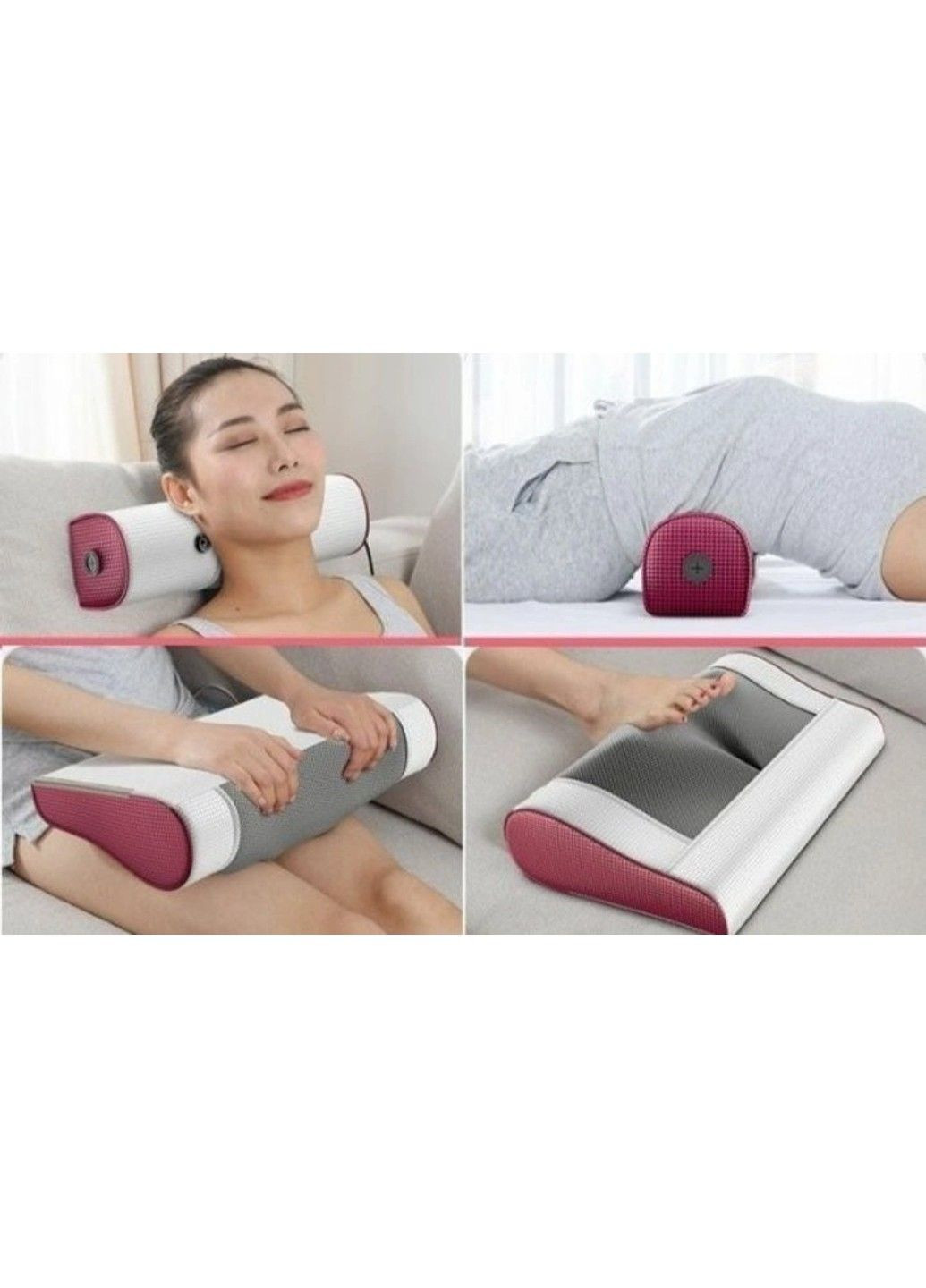 Масажер для шиї та плечей Benbo P-708 Масажна подушка No Brand (331640456)