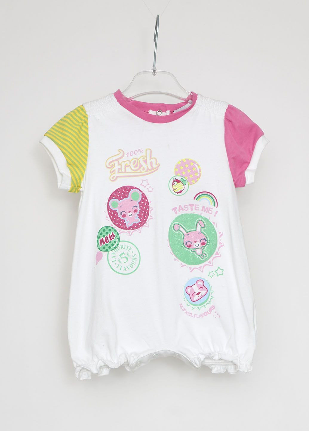 Боди S2131O744 Бело-розовый Marasil (314575701)