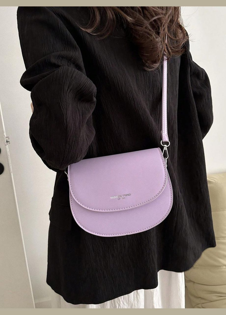 Женская сумка 6428 кросс-боди на ремешке через плечо фиолетовая No Brand (306709482)