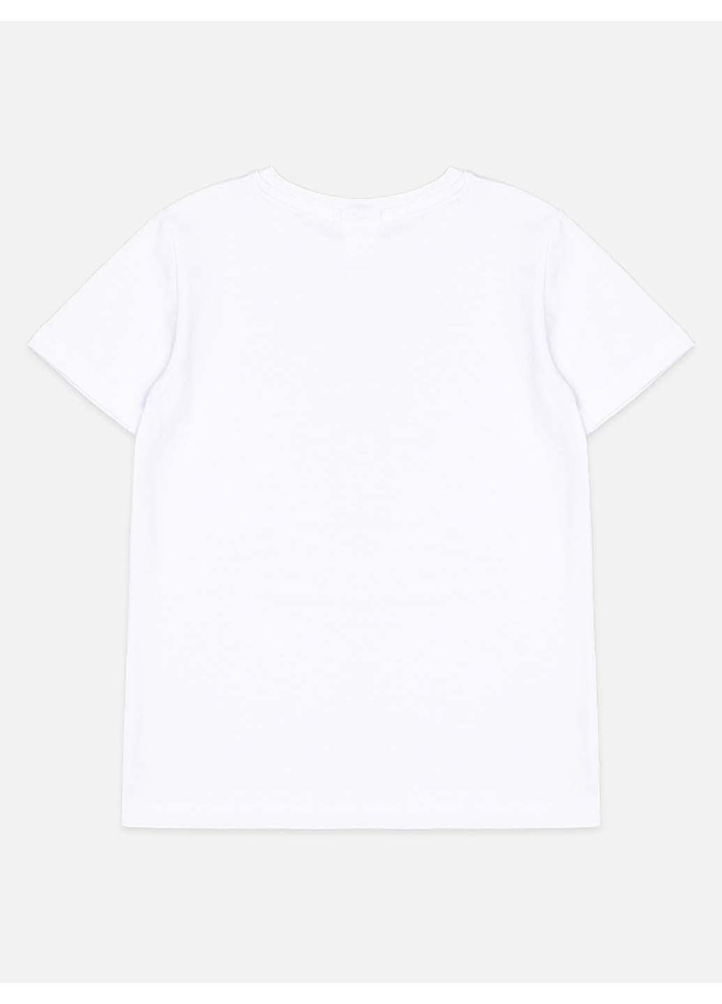 Біла демісезонна футболка Yuki