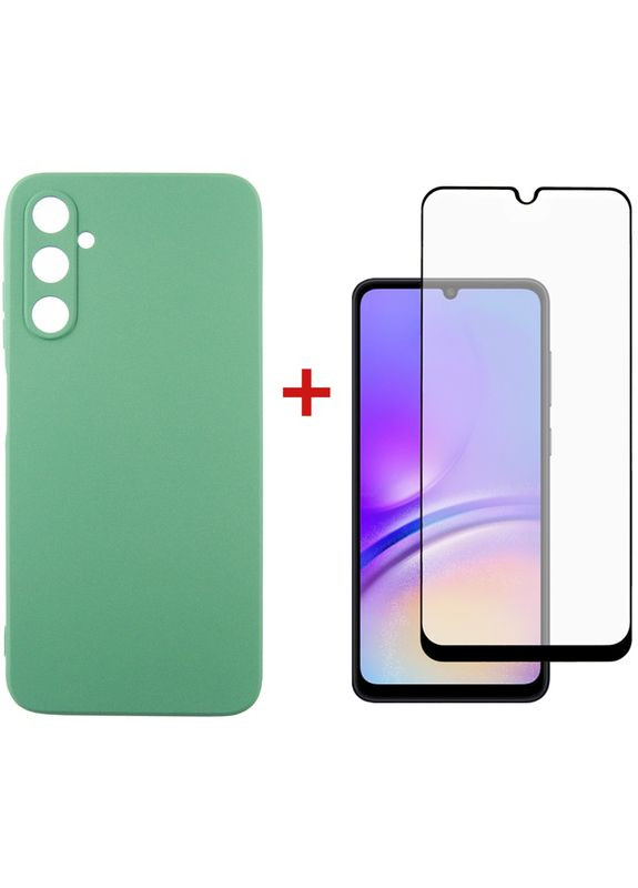 Чехол-накладка для Samsung Galaxy A05s SM-A057 Mint (DG-KM-10) + защитное стекло DENGOS (341490466)