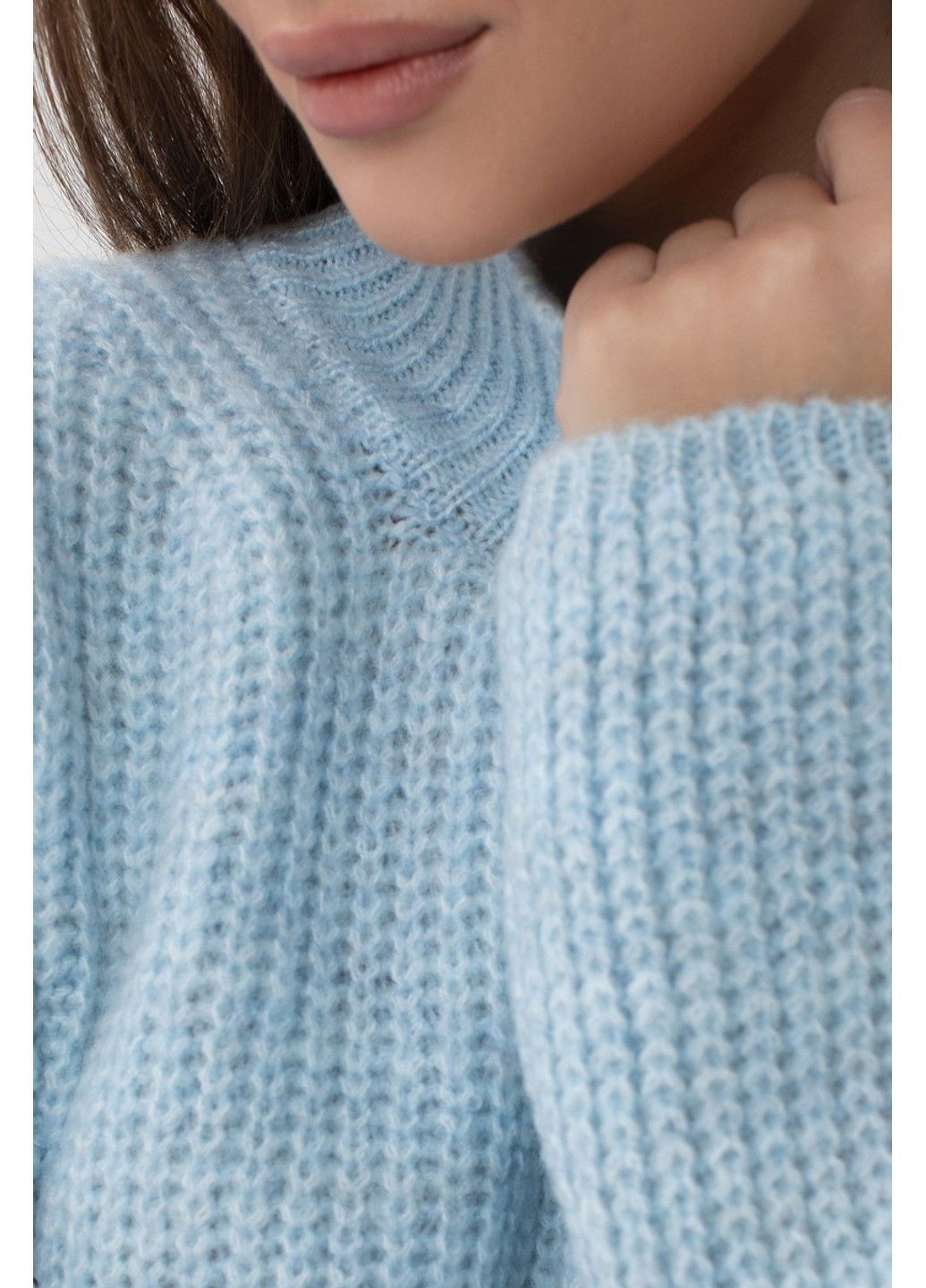 Голубой демисезонный свитер s1027 Sewel