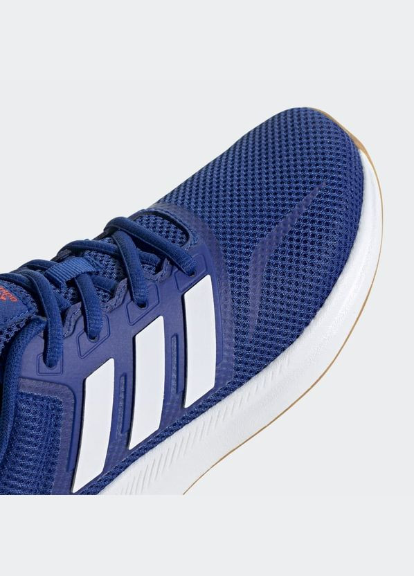 Синій всесезон кросівки kids run falcon royal blue/white/solar red р.3//22.7см adidas