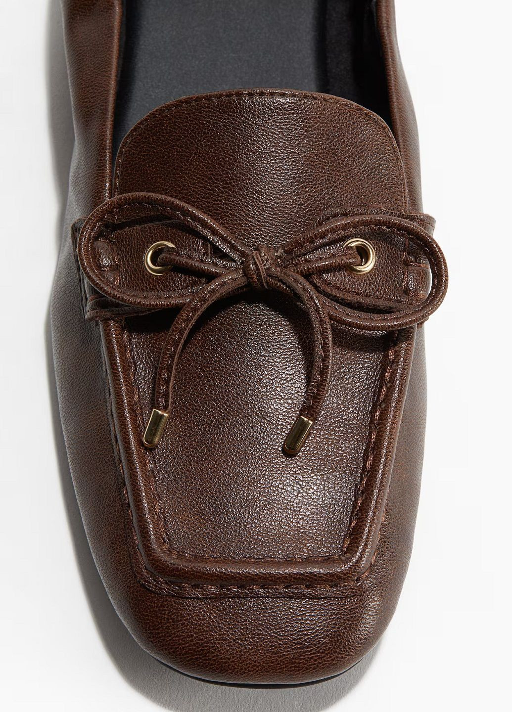 Темно-коричневые мокасины H&M