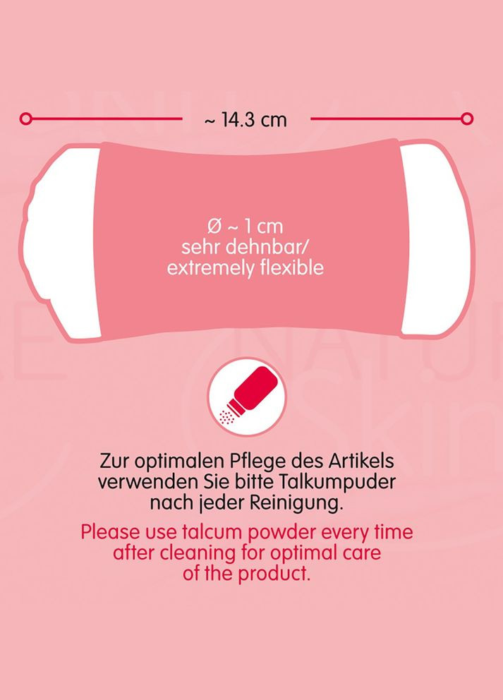 Мастурбатор вагіна і анус - Nature Skin Pussy & Ass Masturbator Orion (335862754)