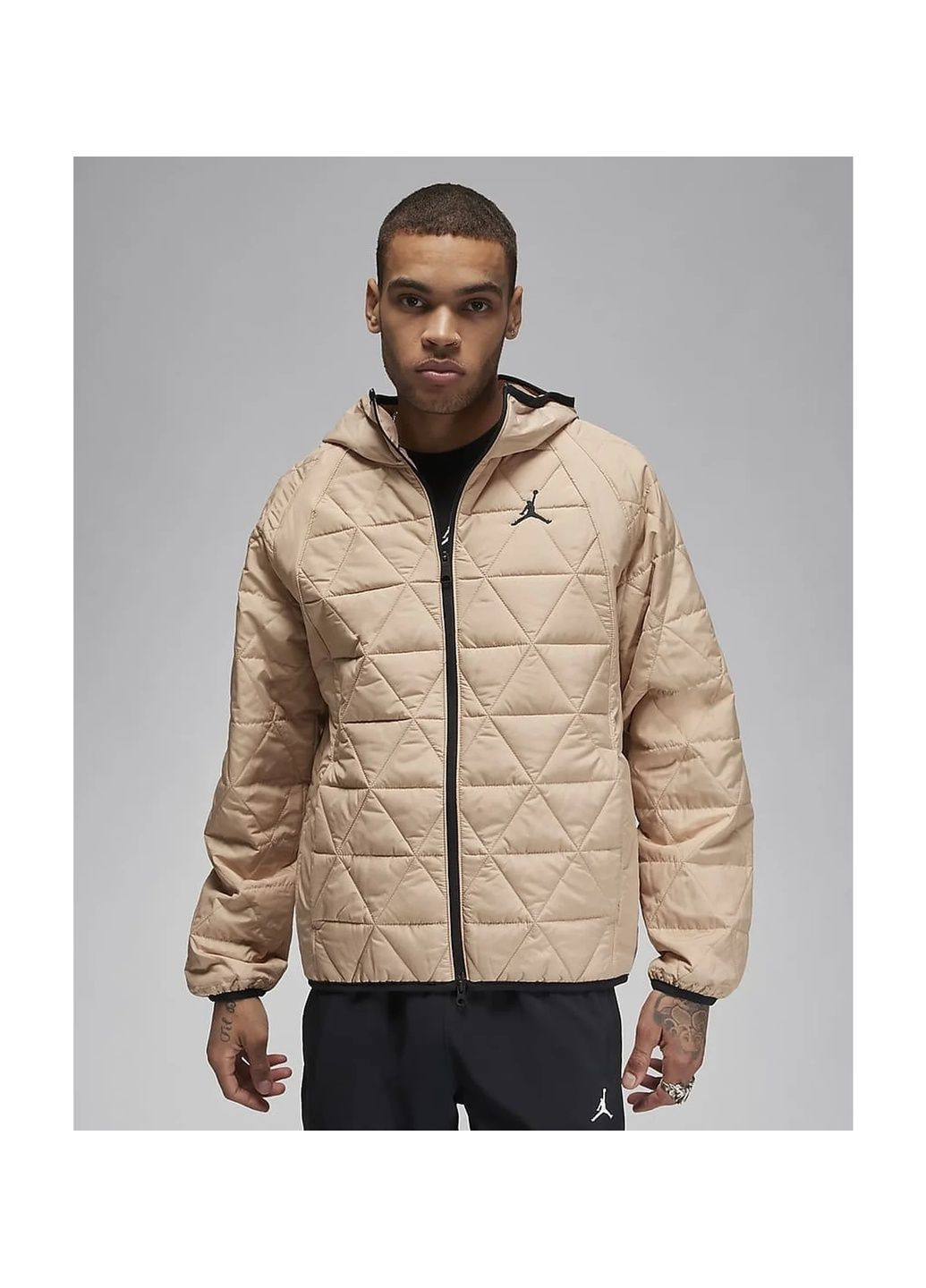Бежевая куртка мужская therma-fit sport beige Air Jordan