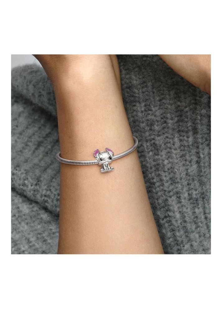 Срібний шарм Пандора Disney "Стіч з м/ф "Ліло і Стіч" 798844C01 Kabluchka (355344508)