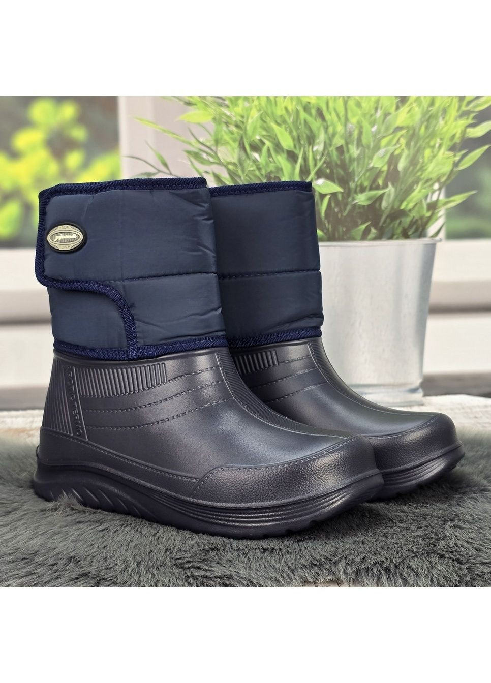 Чоботи жіночі зимові на пінковій калоші темно-фіолетові Gipanis (366290143)