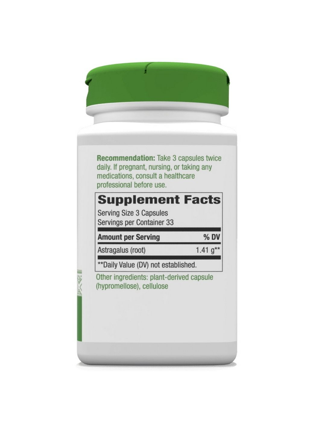 Натуральна добавка Astragalus Root, 100 капсул Nature's Way (294925753)