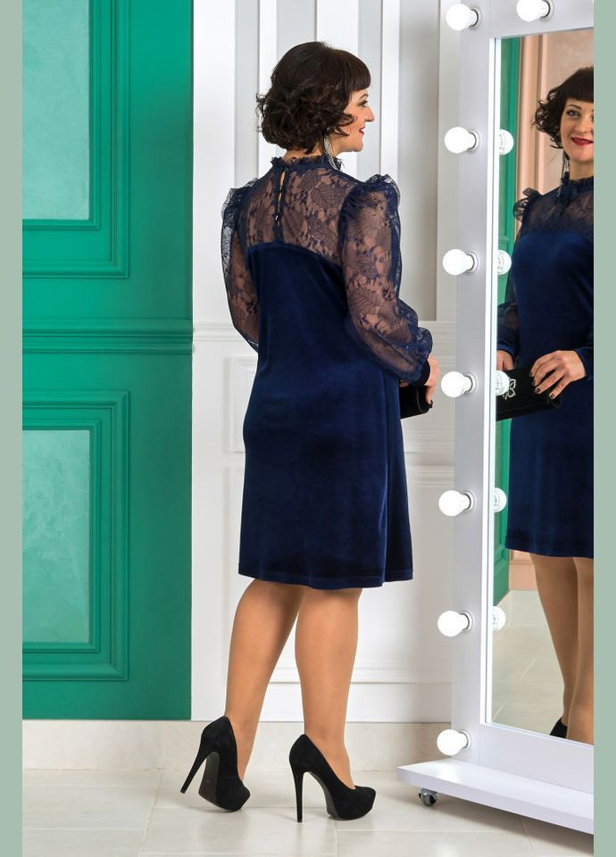 Синя плаття 14347 Alenka Plus