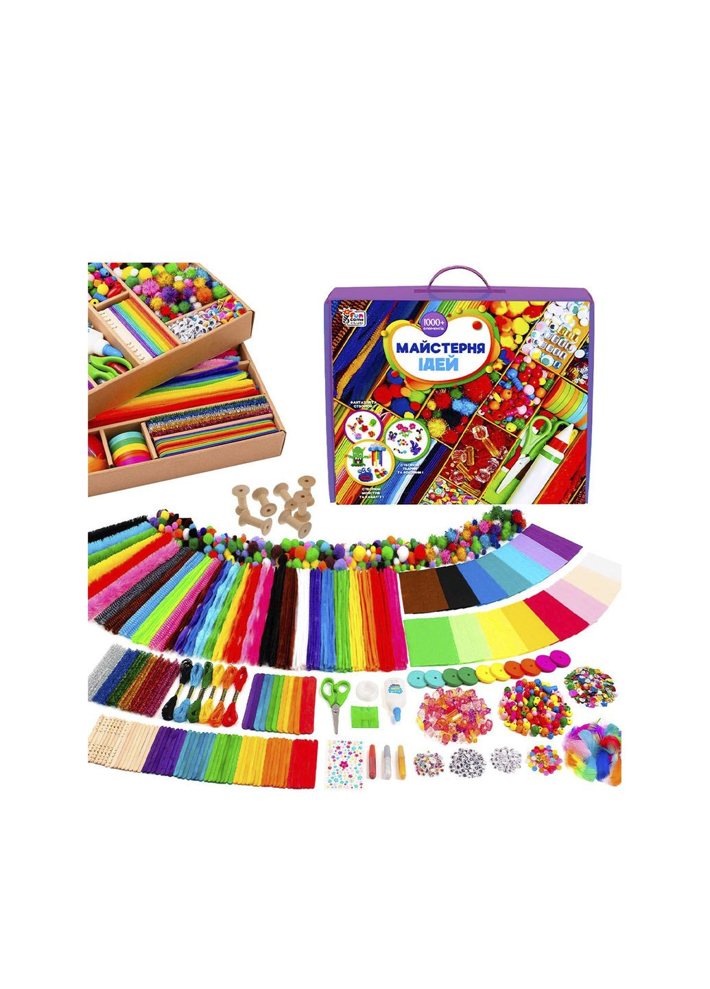 Набір "Майстерня ідей" колір різнокольоровий ЦБ-00272715 Fun Game (321985532)