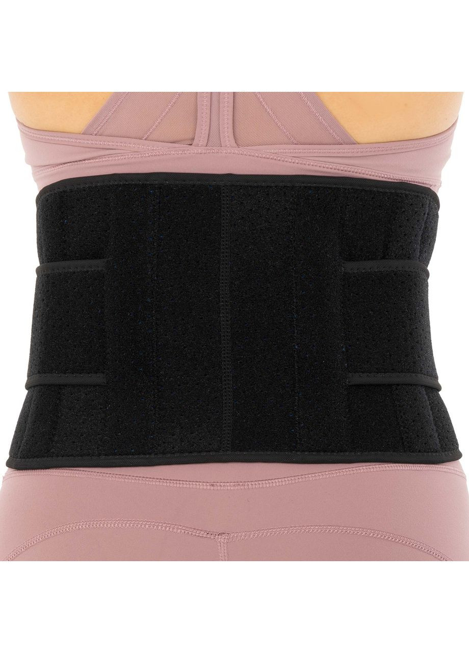 Пояс корсетний для спорту WAIST SUPPORT 9058 (неопрен, нейлон, р-р L, чорний) Mute (361437323)