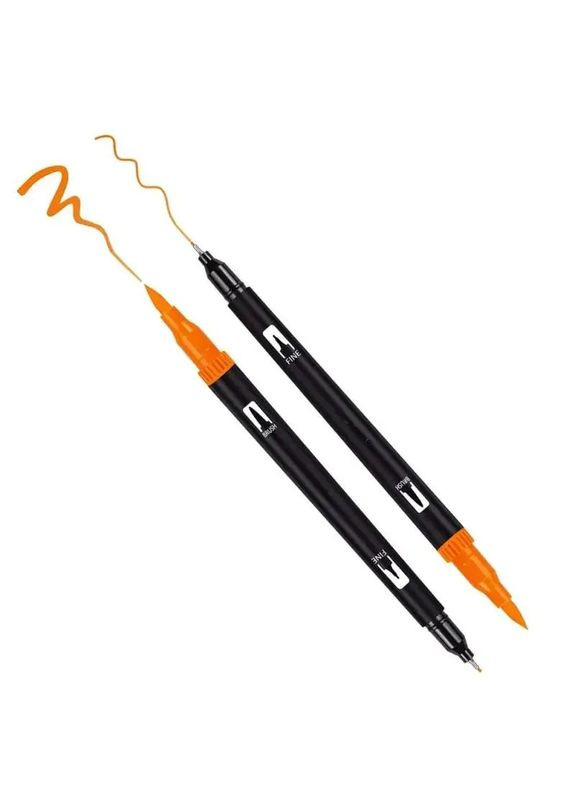 Акварельні скетч-маркери двосторонні 80 маркерів Color pencil Набір юного художника із сумкою для малювання No Brand (322417479)