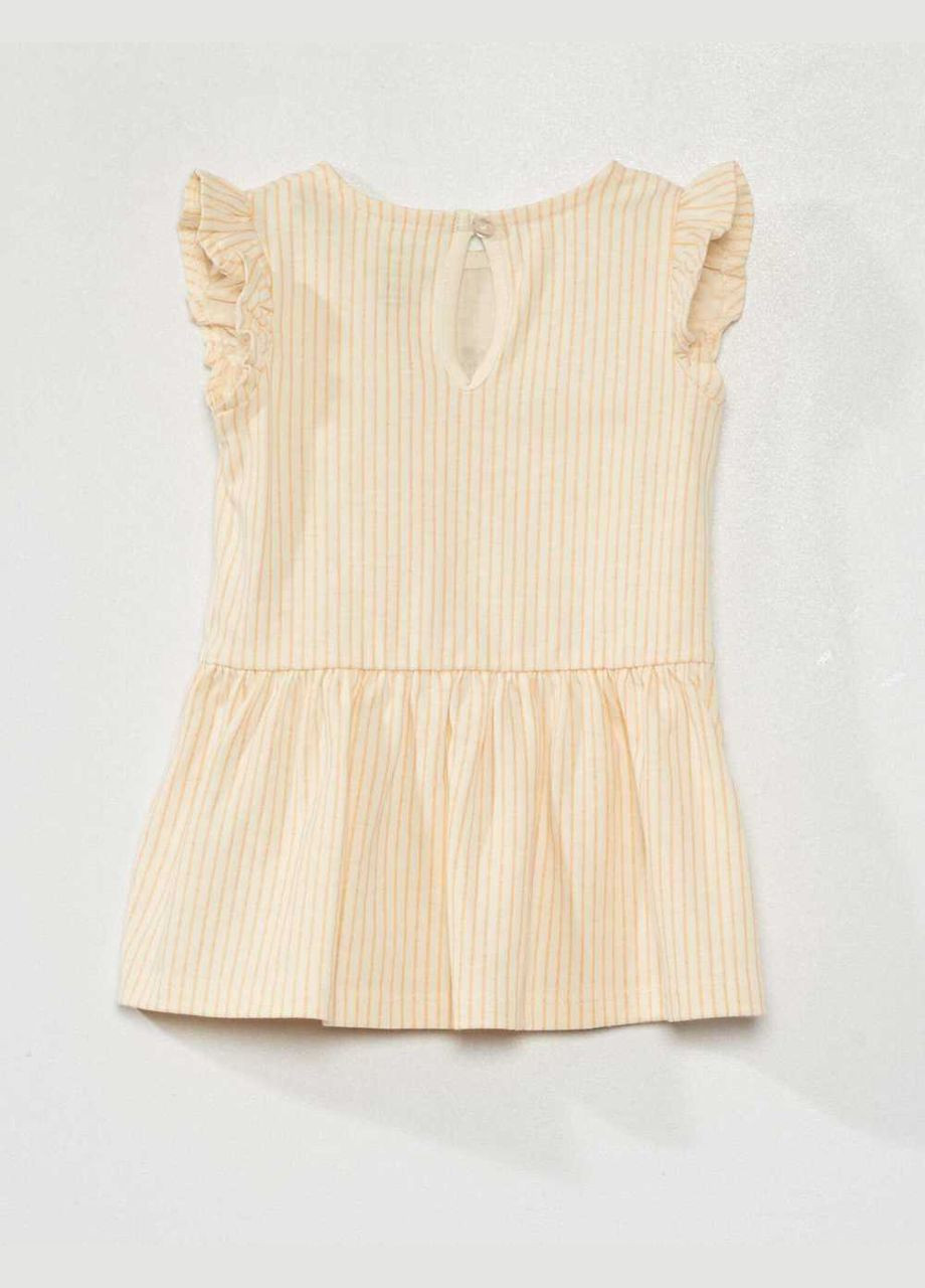 Молочна сукня літо,молочний в смужку, Kiabi (291163860)