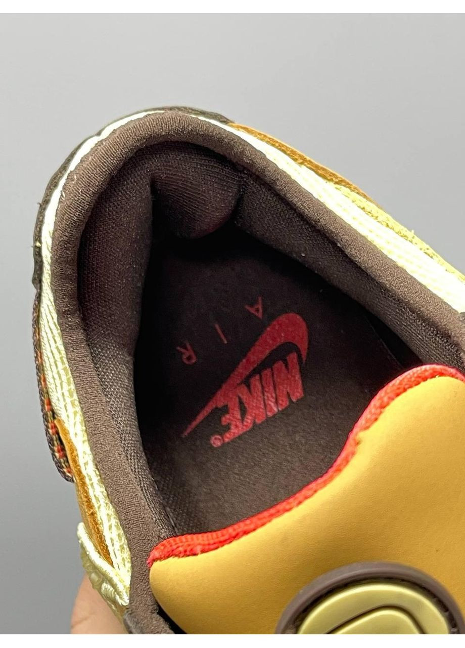 Бежеві Осінні кросівки чоловічі nike air max 1 travis scott cactus jack baroque brown найк аір макс No Brand