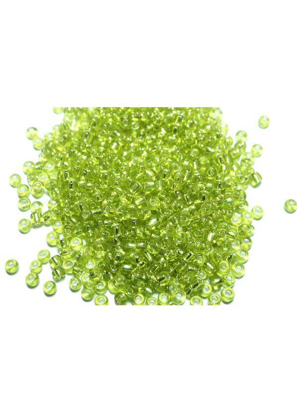 Бісер 100 грам ВЕЛИКИЙ 24 салатовий FROM FACTORY YIC (335396984)