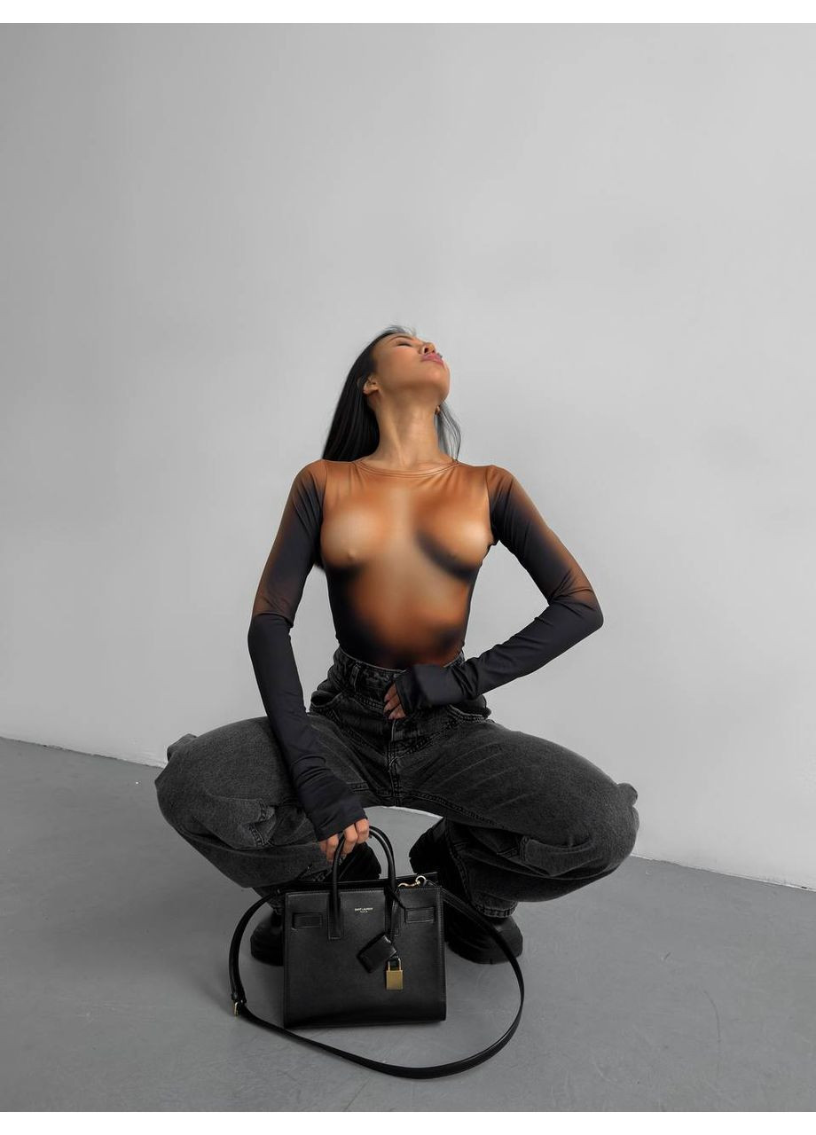 Жіноче боді з принтом MonCher (361676544)