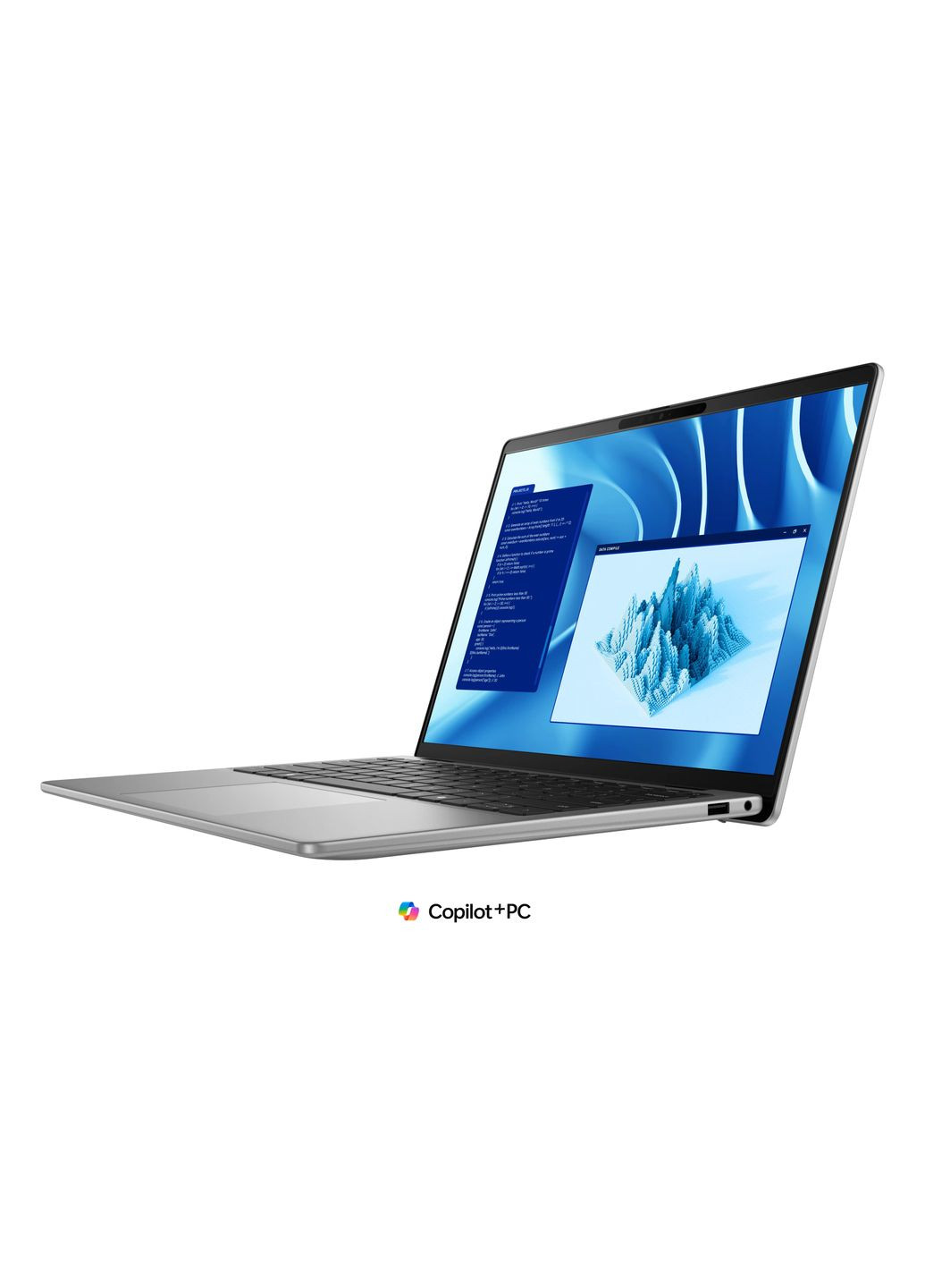 Ноутбук Latitude 7455 14" QHD+ IPS Touch, Snapdragon X Elite X1E-80-100, 32GB, F1TB, Qualcomm Adreno, Win11P, сірий Dell (316152398)