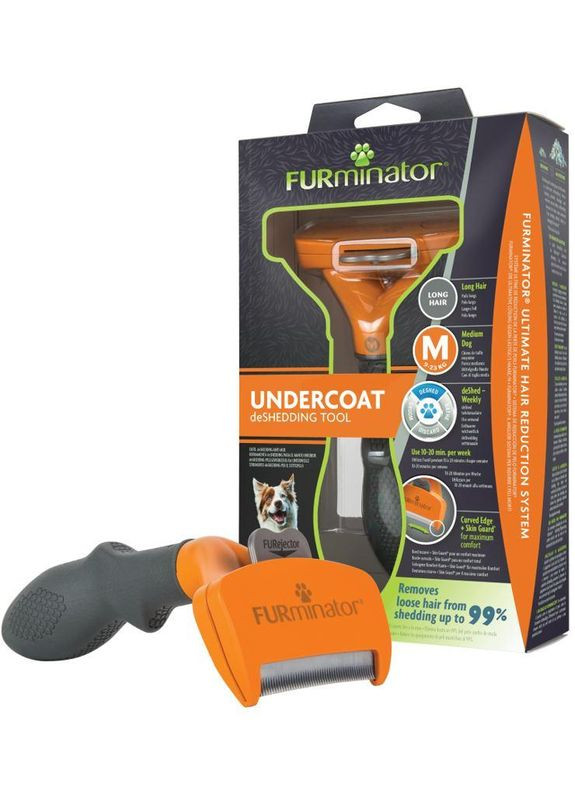 Фурмінатор для собак з довгою шерстю, розмір М Furminator (365593012)