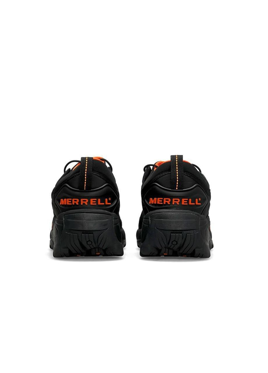 Чорні Осінні кросівки чоловічі merrell ice cap moc 2 gtx all black orange No Brand Ice Cap Moc 2 Gore-Tex All Black Orange