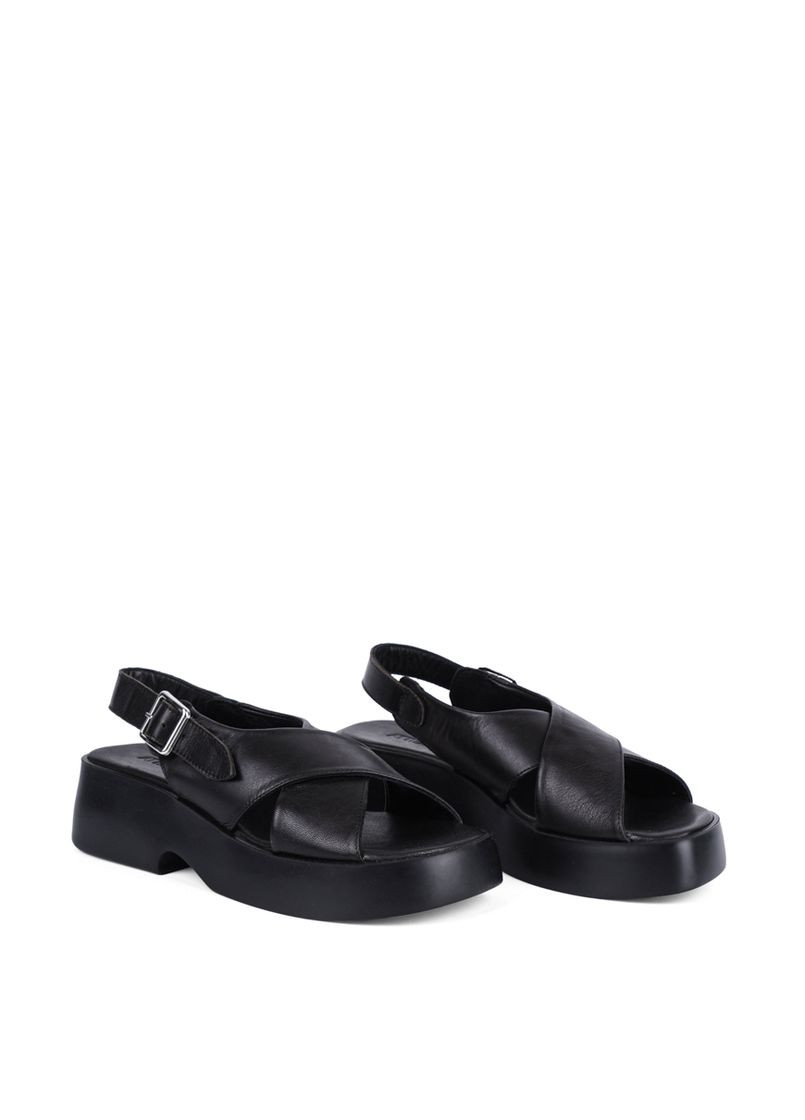 Жіночі Босоніжки 418 25536-50 Чорний Шкіра Attizzare (368527921)