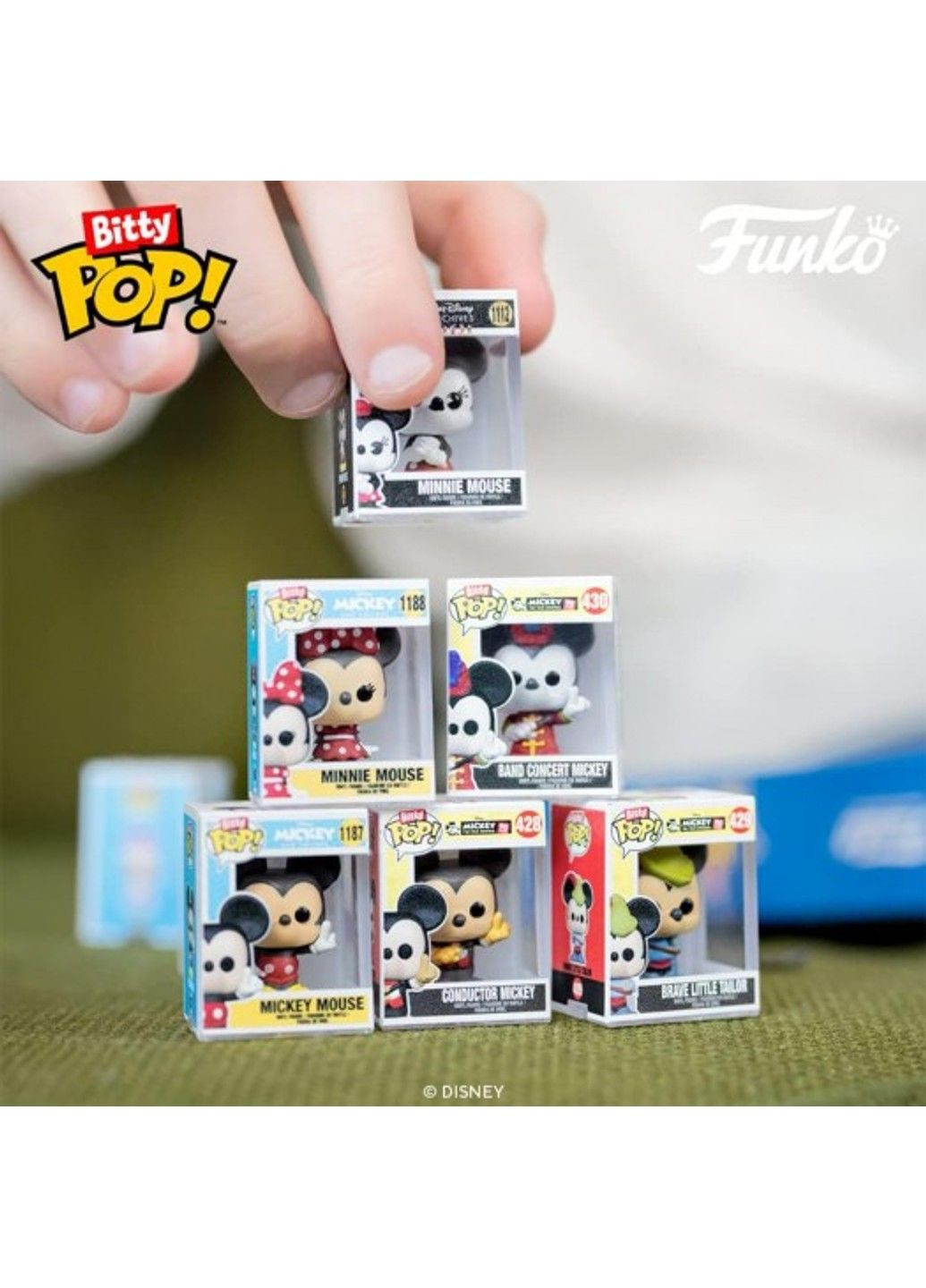 Набор фигурок Bitty Pop! серии Дисней (4 фигурки ассорт.) Funko (331296199)