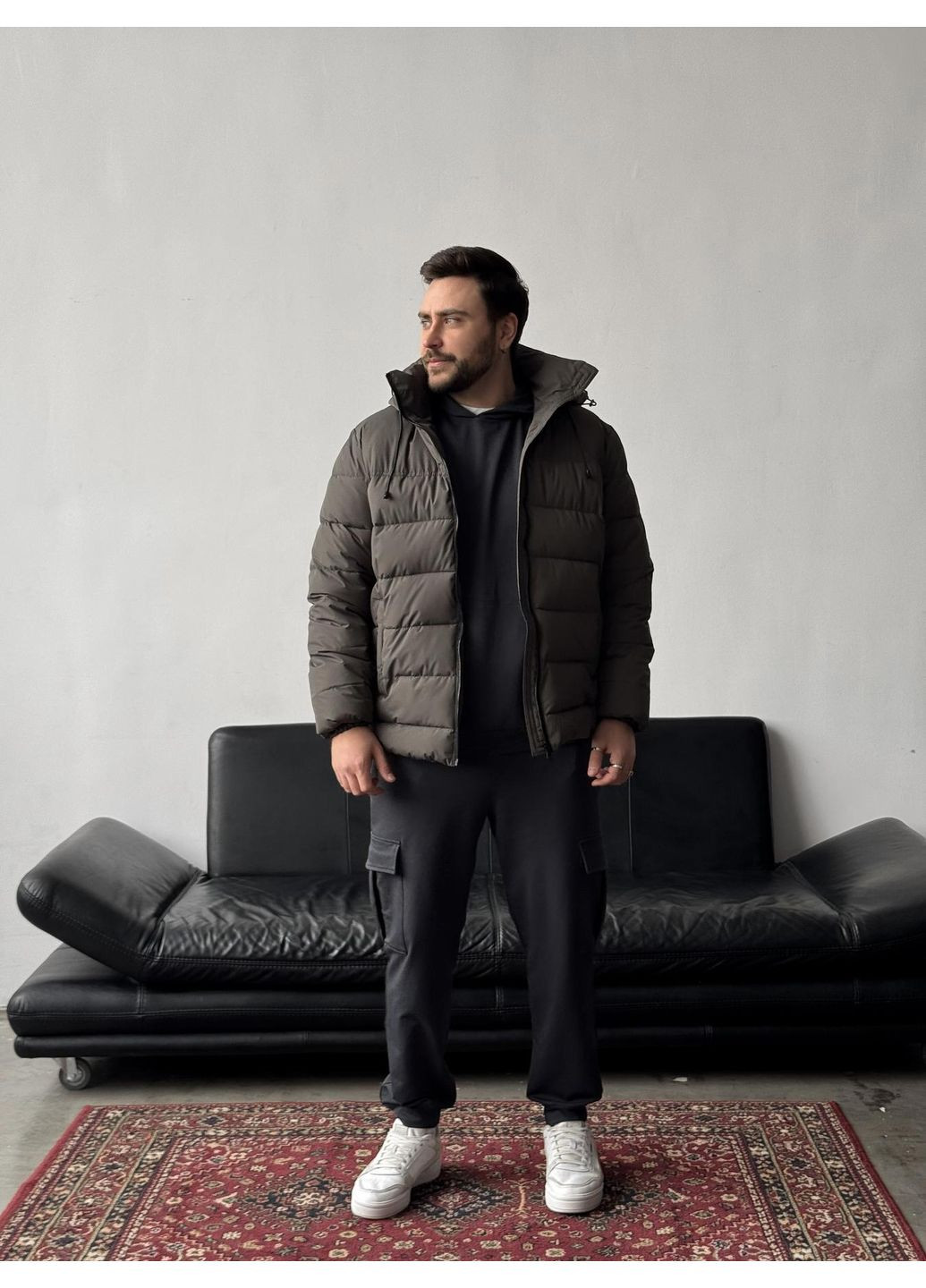 Комплект куртка сірий графіт Main + костюм Jack з худі сірий No Brand (350790630)