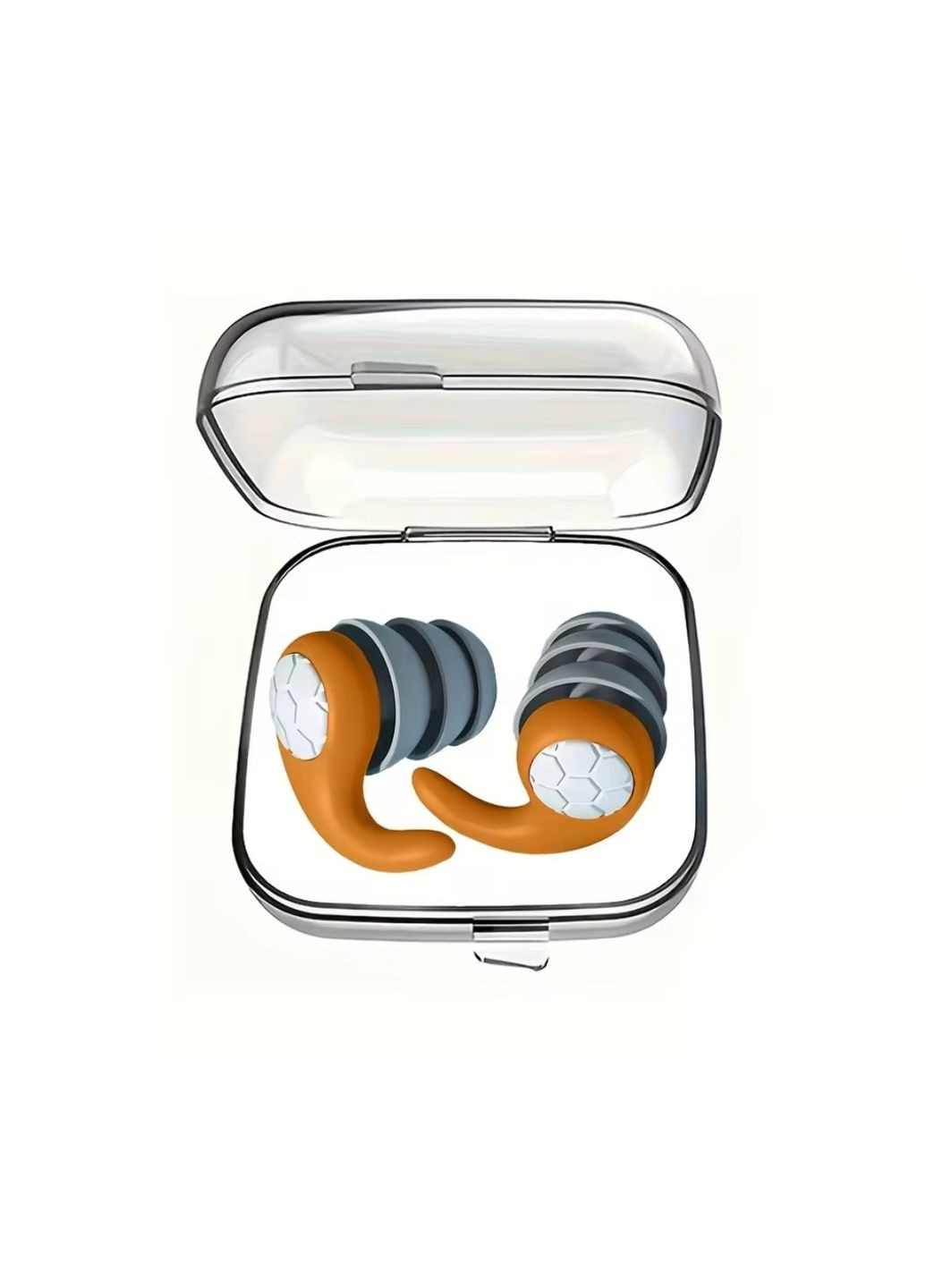 Силіконові тришарові шумопоглинаючі беруші HUAK 1 пара Orange No Brand (360891576)