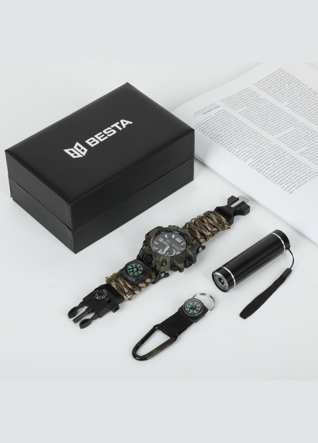 Box Military Light подарочный набор с компасом. Besta (346533741)