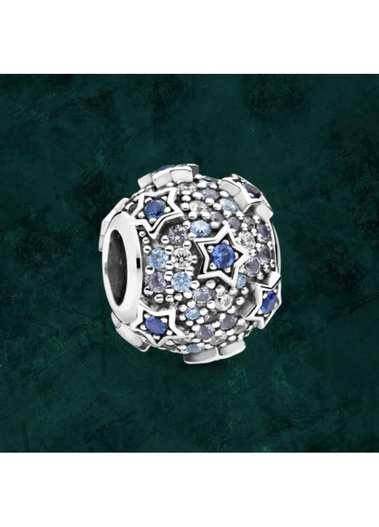 Срібна намистина шарм "Сяючі зорі" Pandora (Пандора) 798467C01 No Brand (376830472)