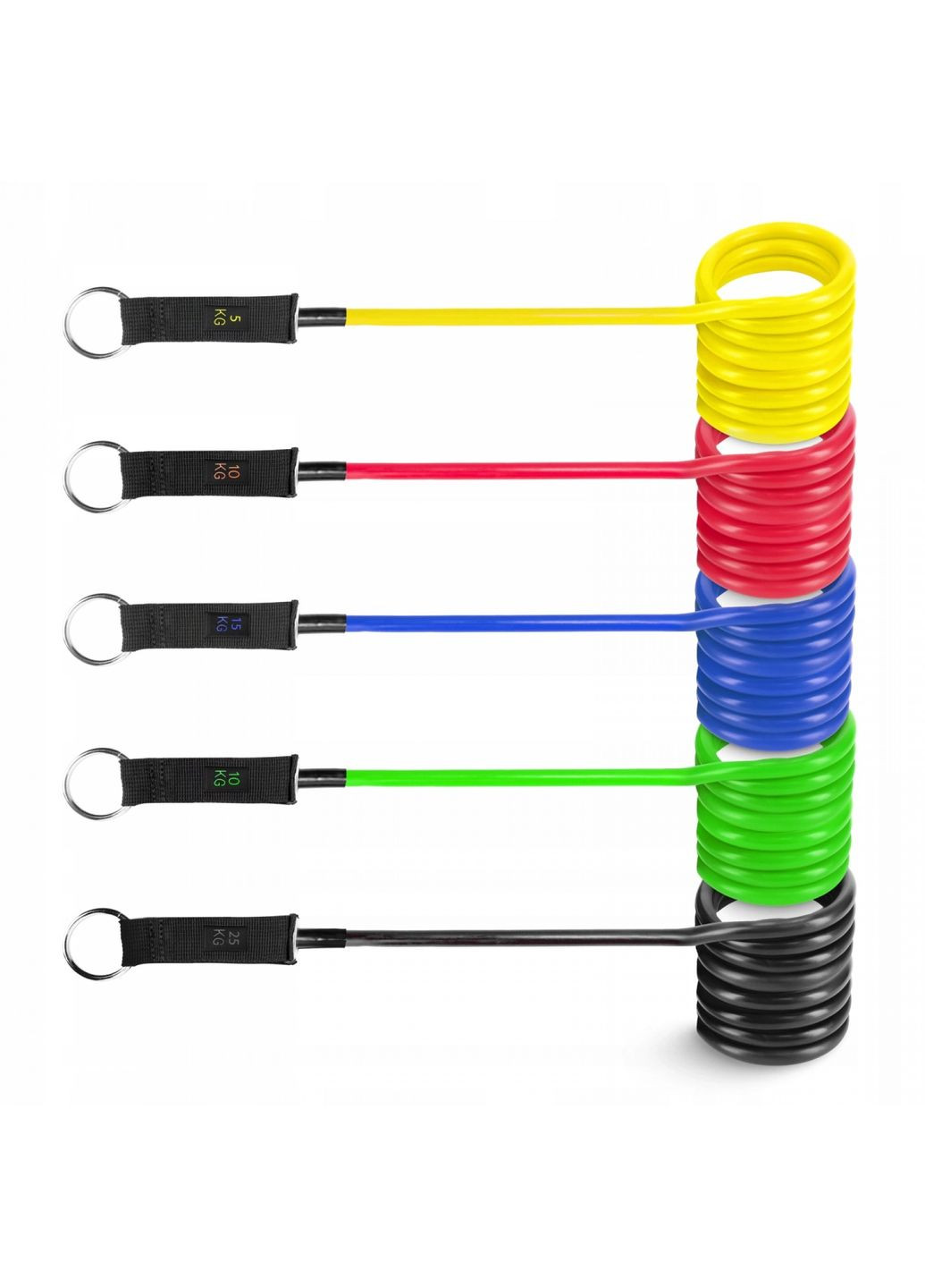 Набір трубчастих еспандерів 5 шт 5-14 кг (P-5907739312471) 4FIZJO (349650188)