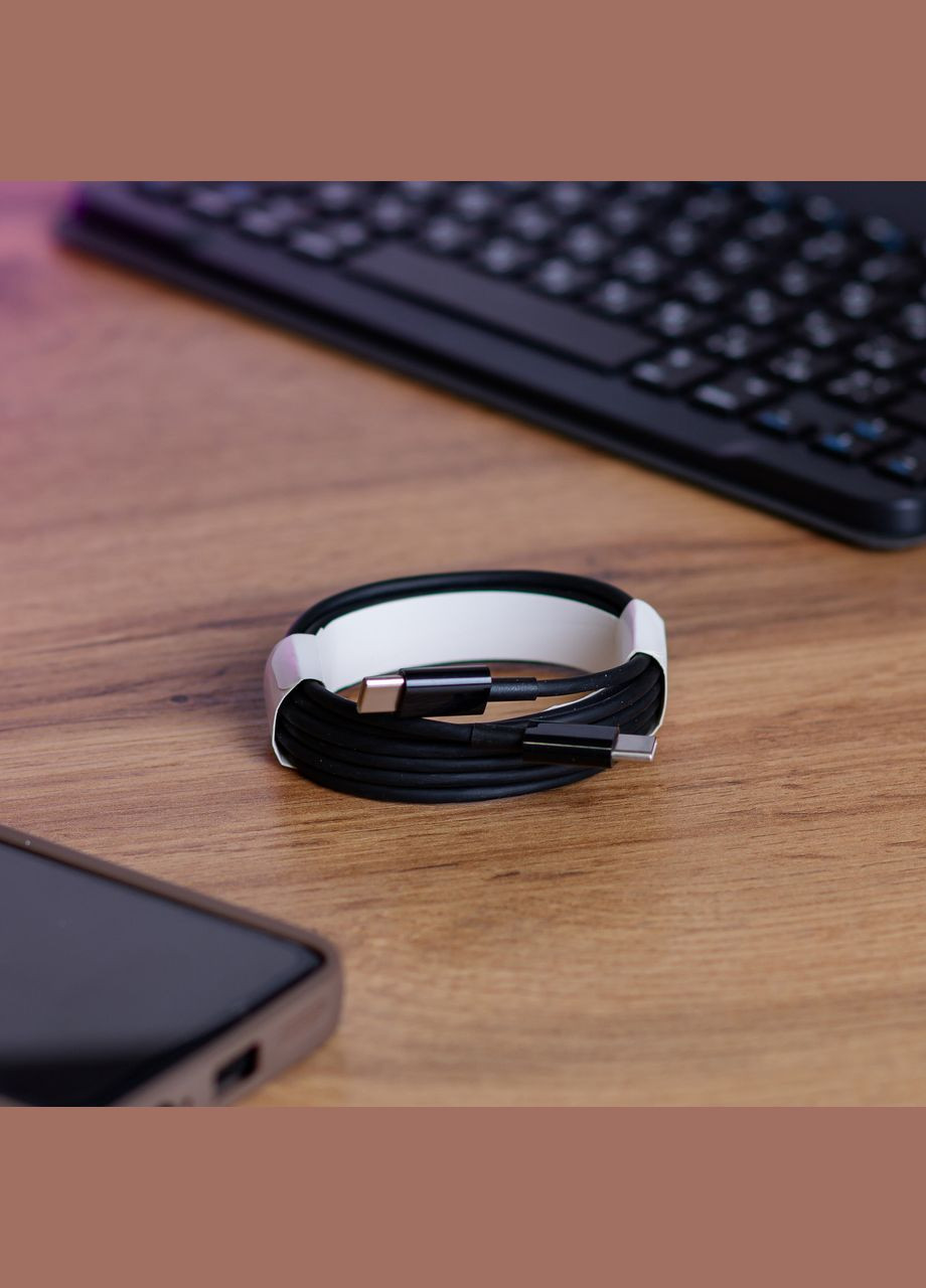 Кабель для зарядження USB-С шнур 2м чорний UR522 Smartx (306849567)