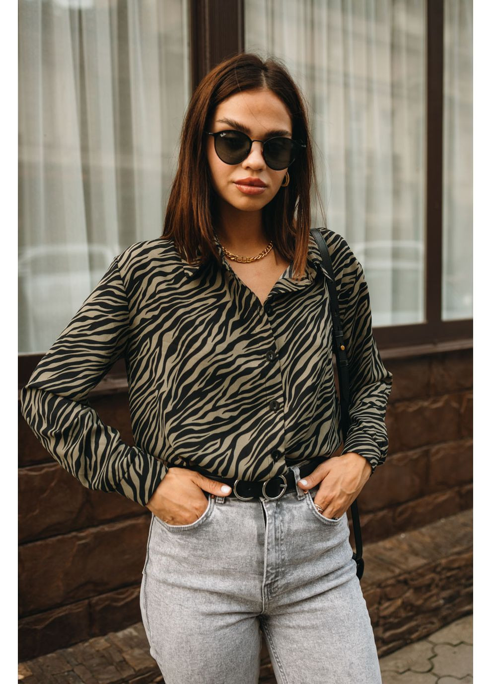 Зеленая рубашка Seventeen