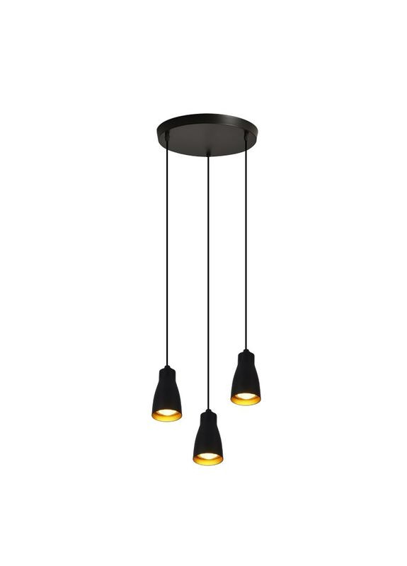 Люстра в стилі лофт INN-23046BK на 3 плафони Valeso (305296191)