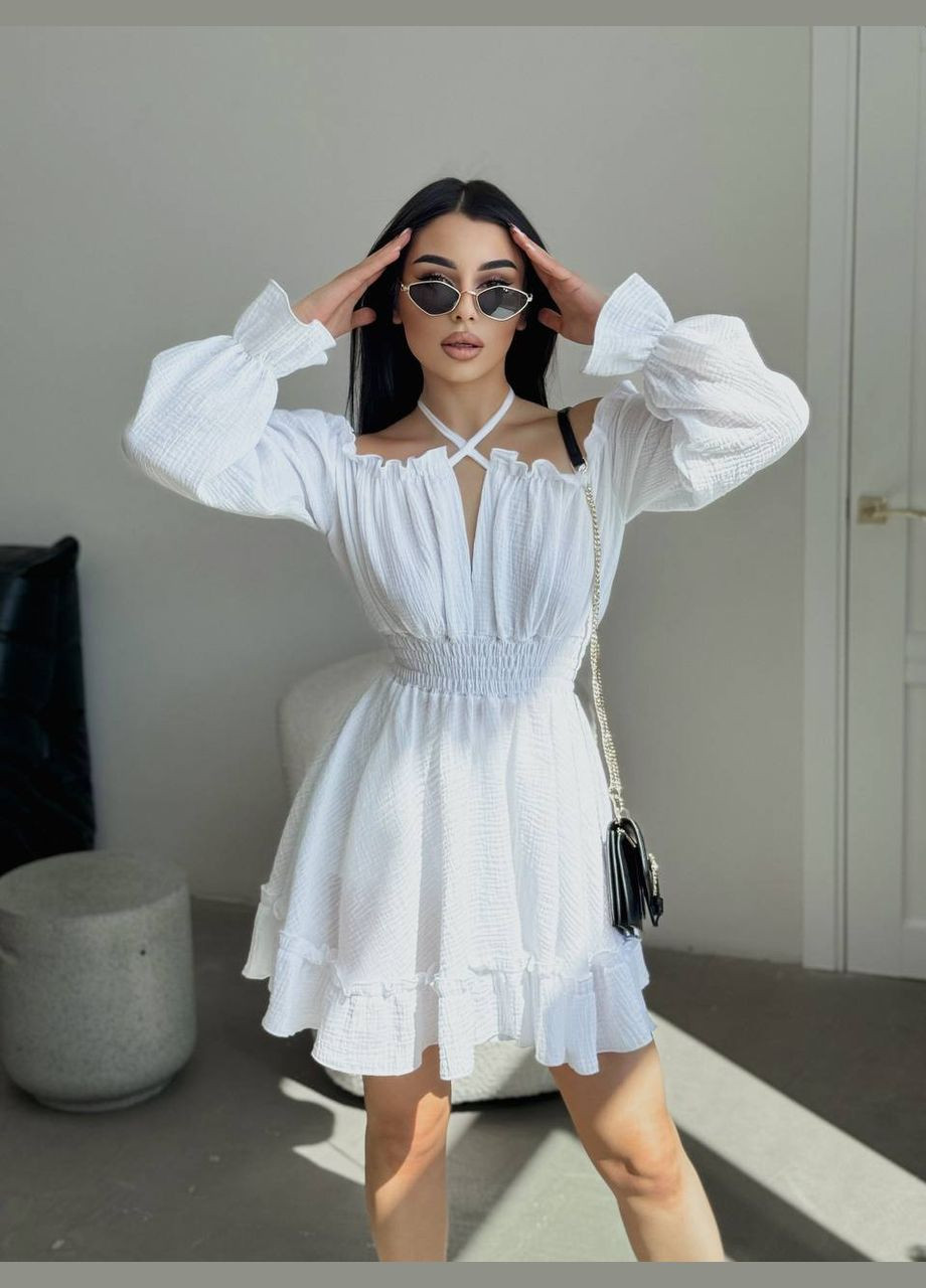 Білий сукня No Brand