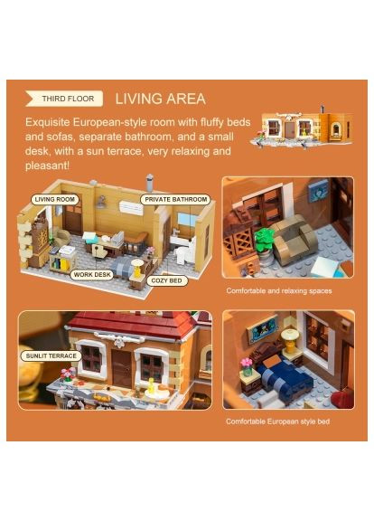 Конструктор (85013) Pantasy Original - Joyside Series Пекарня (366517821)