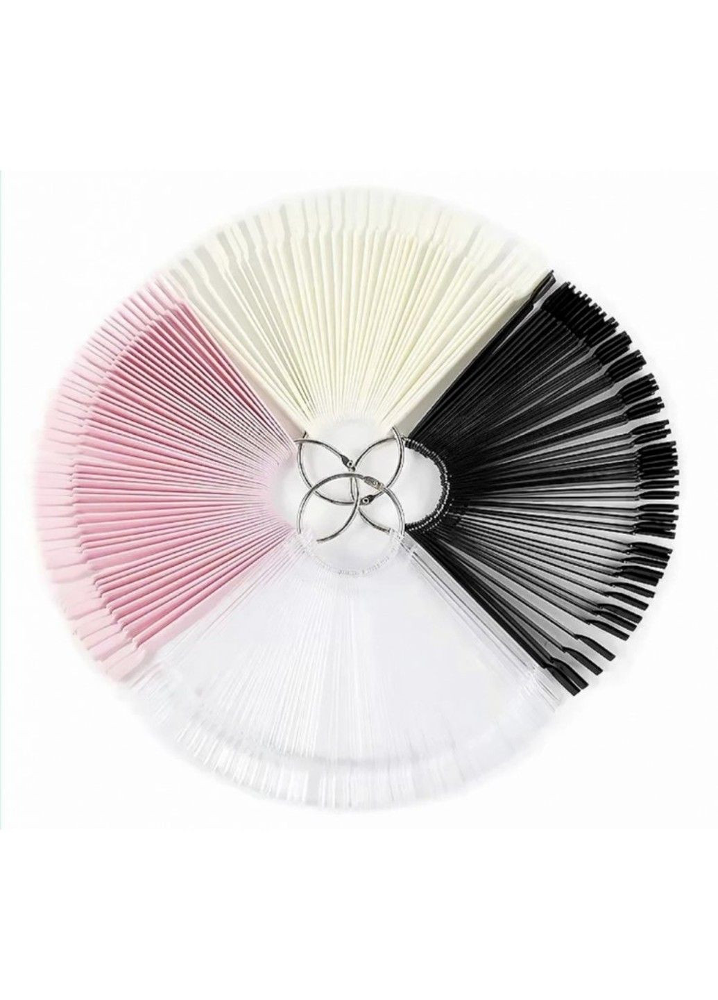 Палитра Веер на 50 типсов, Мягкий квадрат 12,3 см. Черный MagicNail (292733861)