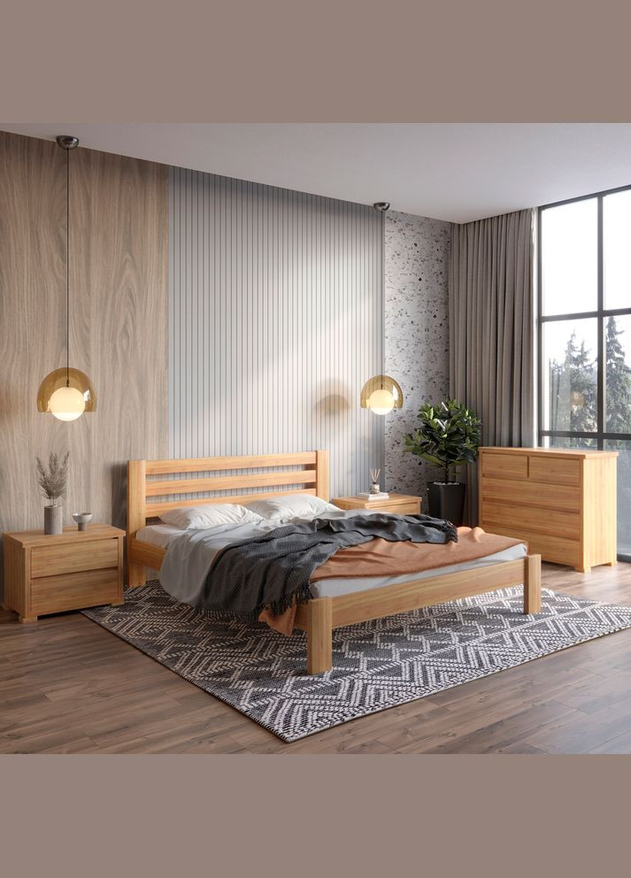 Двуспальная кровать Колумбия 140х190 см (MBG-2009) Mebigrand (368281521)