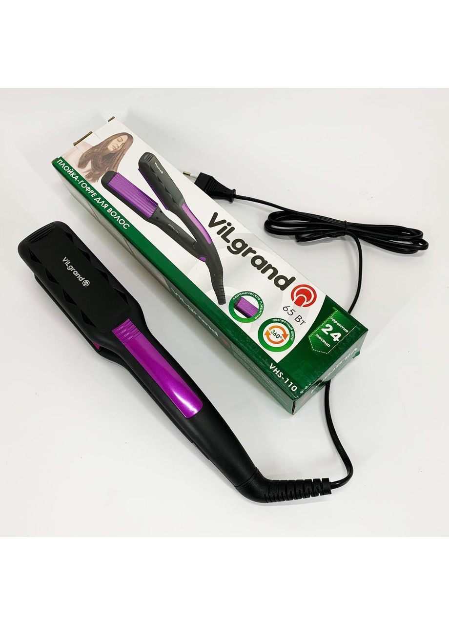 Плойка для волосся VHS-110. Колір: фіолетовий Vilgrand (351485728)