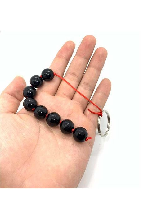 Анальне намисто з чорного загартованого скла чорного кольору для насичених соло-ігор China (360603926)