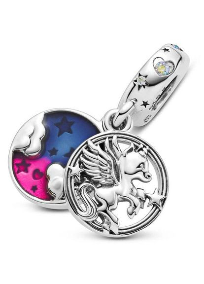 Срібний шарм Пандора "Чарівний єдиноріг" 799145C01 Kabluchka (355346571)