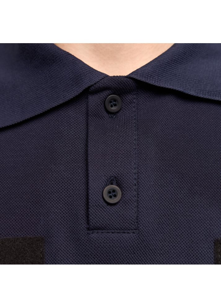 Темно-синяя футболка-поло royal batal военное нави для мужчин Pobedov