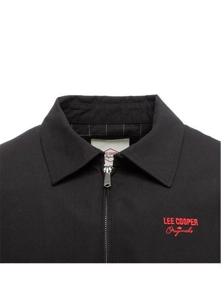 Чорна демісезонна чоловіча демісезонна куртка Lee Cooper