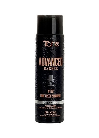 Шампунь проти лупи для чоловіків Advanced Barber 102 Pure Fresh Shampoo 300ml (1459481-39865927) Tahe (368623334)