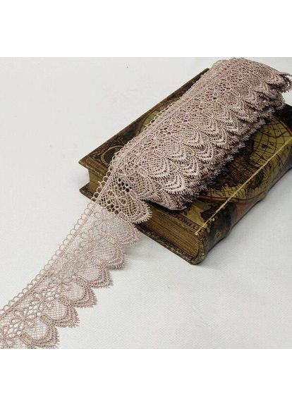 Мереживо макраме 7CM (13M) Колір-пудровий (729-64-092) Plus-plus (352752061)